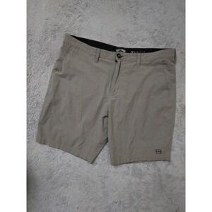 Billabong Shorts Mens 38 Crossfire Submersibles Recycler Stretch Gray Surf Swim